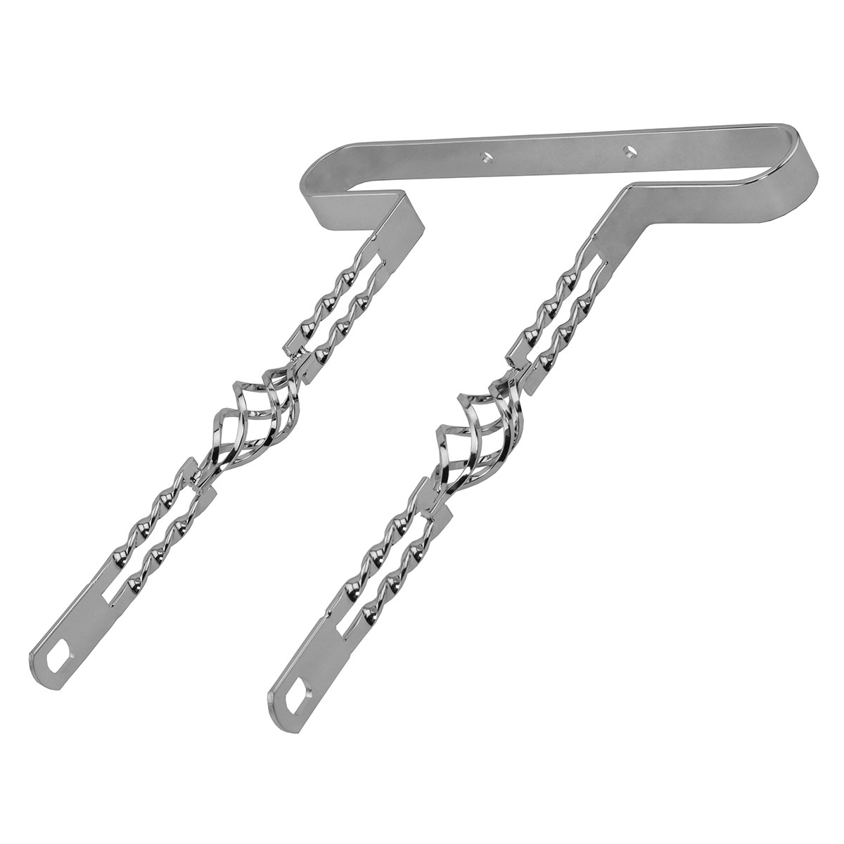 20 Lowrider 2/Cage Double Twisted Bumper Front/Rear Chrome.